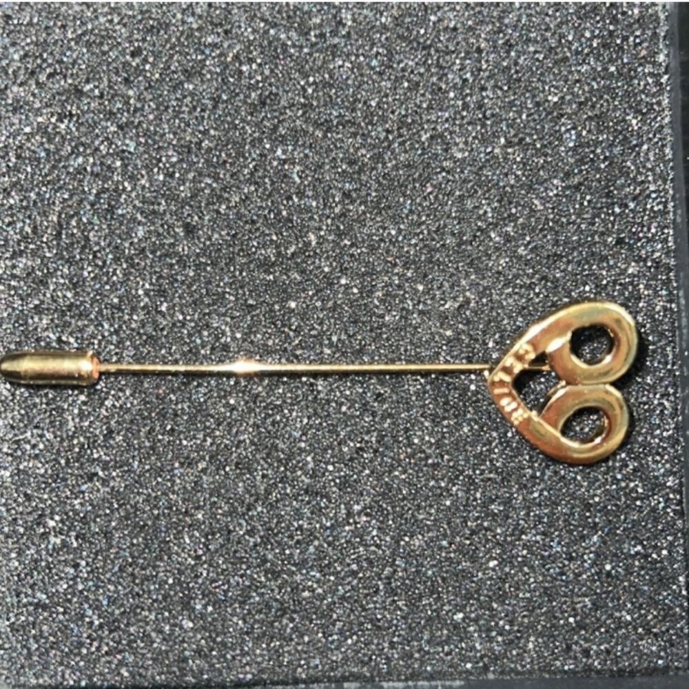 CÉLINE AUTHENTIC VINTAGE LUX GOLD TONE BROOCH/PIN EXCELLENT CONDITION - Picture 6 of 7